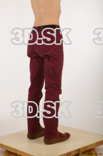 Leg red trousers brown shoes of Sidney 0006